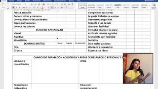 DIAGNÓSTICO INICIAL EN PREESCOLAR -MATERIAL PARA MAESTR@S