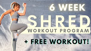 6 WEEK SHRED starting TODAY ???? NO JUMPING Cardio Workout | Fat Burning Workout Challenge