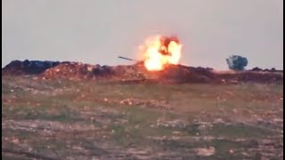 Попадание Ракеты в Российский Танк Т-90 в Сирии! Видео!