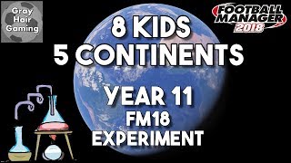 FM18 Experiment - Year 11 - I Love This - 8 Kids in 5 Continents in Low Reputation Teams & Leagues