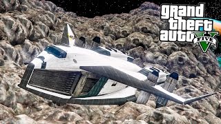 ЧТО БУДЕТ ЕСЛИ ПРИЗЕМЛИТЬСЯ НА ЛУНЕ В GTA 5!? - ПОЛЕТ НА ЛУНУ - ЗАБРОШЕННАЯ ЛАБОРАТОРИЯ ГТА 5