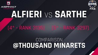 Asphalt 9 | ALFIERI vs SARTHE | Thousand Minarets