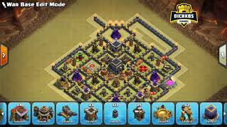 КВ БАЗА ДЛЯ ТХ 9 I БАШНЯ БОМБЕЖКА ! НОВАЯ РАССТАНОВКА!ОБНОВЛЕНИЯ CLASH OF CLANS