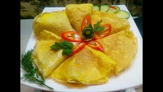 Блинчики без муки.  3 начинки.