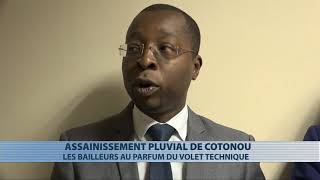 Présentation du volet technique du projet d'assainissement pluvial de Cotonou aux PTF