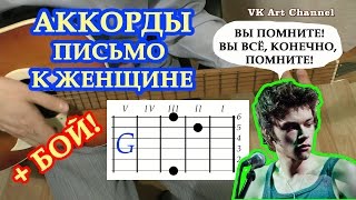 Письмо к женщине Аккорды на гитаре The retuses Сергей Есенин Разбор песни Бой