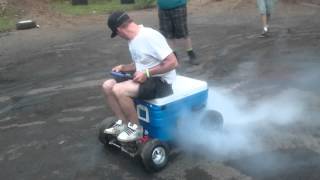 Motorised Esky Burnout