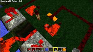 Уроки по Minecraft: Как сделать управляемый инвертор (XOR)