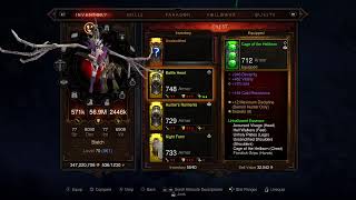 Diablo 3 Hardcore Season 17 - Multishot DH - ps4