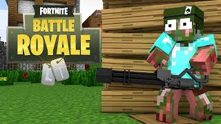 Monster School : Fortnite Battle Royale Challenge - Minecraft Animation