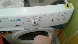 Стиралка Zanussi ZWSO 6100 V  постоянно мигает незакрыта дверца