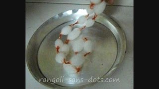 Cotton garland for Varalakshmi Vratham decoration | Jamashtami | Navratri Pooja | Sudha Balaji