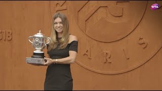 Simona Halep | Roland Garros 2018 | Trophy photoshoot