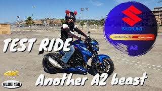 Suzuki GSX-S750 A2 (2019) - Test Ride - VLOG150 [4K]