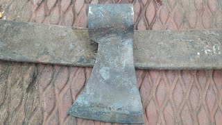 BLACK SMITHI: MAKING VIKING 'AXE' INDIAN BLACK SMITH,