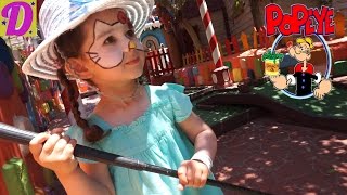 Мальта День #2 Даша в Деревне Папая Мультик Морячок Папай Хелло Китти Рисуем на Лице Даши Popeye