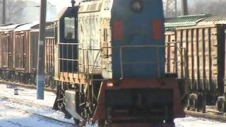 Тепловоз ТГМ6А станция Очаково