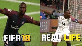 FIFA 18 Goal Celebrations ,Graphics, New faces , Gameplay comparison in Real Life
