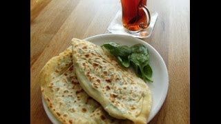 Gözleme, Türkisches Pfannenbörek mit Spinat, vegetarisch CANANS REZEPTE