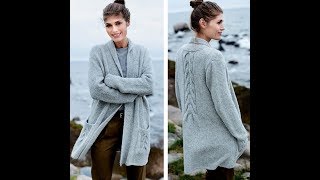 Как Вязать Кардиган Спицами для Начинающих? - модели 2019 /  How to Knit Cardigan Spokes