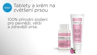 Krém a pilulky na zvětšení prsou MammaMia