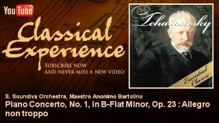 Tchaikovsky : Piano Concerto, No. 1, in B-Flat Minor, Op. 23 : Allegro non troppo