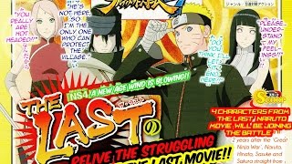 Naruto Ultimate Ninja Storm 4 - Sasuke , Sakura, Hinata | "The Last" Scans (HD + Translated)