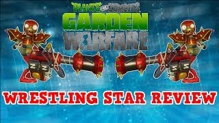 Plants vs Zombies Garden Warfare - SUPER RARE "WRESTLING STAR" Character Review - Zomboss Down DLC