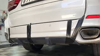 Тюнинг  BWM F15  - Центральный диффузор М Перфоманс (tuning-elite.com)