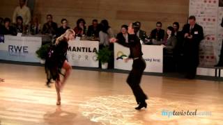 Gabriele Goffredo - Anna Matus, Brno Open 2012, WDSF int open latin, 4. round - samba