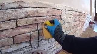 МАСТЕР-КЛАСС!ИСКУССТВЕННЫЙ КАМЕНЬ СВОИМИ РУКАМИ!ПОКРАСКА!(Часть 2)