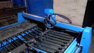 Станок плазменной резки Тесла Велд  CNC-CUT DP, тестируем в работе
