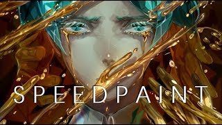 SpeedPainting Phosphophyllite - Houseki no Kuni - By TheCecile