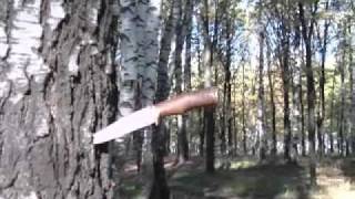 Охотничий нож "Мастерская дамаска"