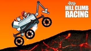 ЧЕЛЛЕНДЖ ЛУНОХОД НА ВУЛКАНЕ это интересно HILL CLIMB RACING ВИДЕО ПРО МАШИНКИ детям мультяшная игра