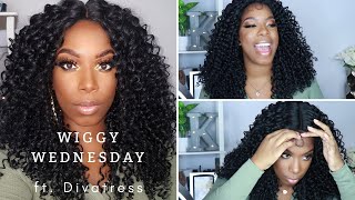 WIGGY WEDNESDAY | Divatress Kinky Curly Wig FIRST IMPRESSION | KIE RASHON