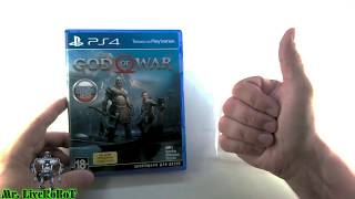 GOD OF WAR PS4 БОГ ВОЙНЫ 2018 ИГРА ДЛЯ SONY PLAYSTATION 4 РАСПАКОВКА И ОБЗОР