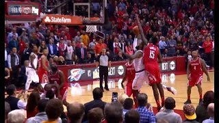 Clint Capela Blocks LeBron James On Final Play - Cavs vs Rockets