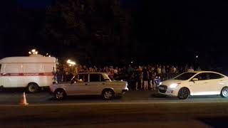 авария 14.08.2017 Старый оскол пешеходный переход к-тр Быль