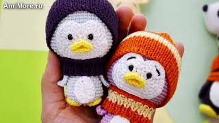 Амигуруми: схема Пингвин. Игрушки вязаные крючком - Free crochet patterns.