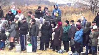 Свято Водохреща в Білокуракине, пляж р.Біла, 19.01.2016