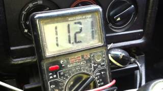 Проверка тока ЭГРД Audi 80 1.8 JN KE-Jetronic