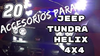 #jeep #tundra #hilux #4x4 los 20 accesorios mas increibles para 4x4