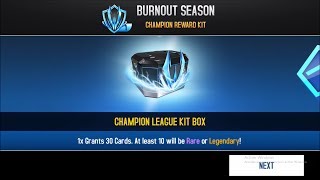 Asphalt 8 - Opening Champion League Kit Box + 2 Ultra Boxes | Burnout Season