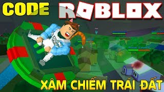 Roblox | LÁI ĐĨA BAY UFO XÂM CHIẾM TRÁI ĐẤT - Invasion Simulator (Code) | KiA Phạm