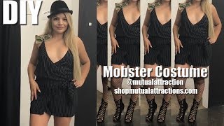 DIY SEXY HALLOWEEN COSTUME HOW TO COSTUME MOBSTER,MAFIA GIRL, OLDSCHOOL GANGSTER