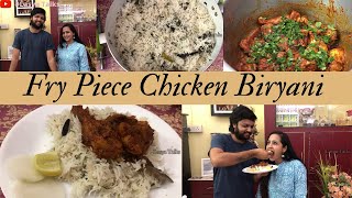 Lasya Talks || Fry Piece Chicken Biryani || Spicy Biryani || Tasty