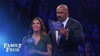 Eva Longoria's INCREDIBLE Fast Money! | Celebrity Family Feud