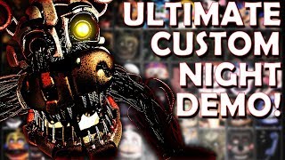 FIVE NIGHTS AT FREDDY'S 6 ULTIMATE CUSTOM NIGHT DEMO! - Livestream w/ Vapor