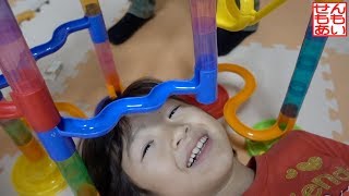 マーブルレースであそぶせんももあい Marble Race Toy Playing!